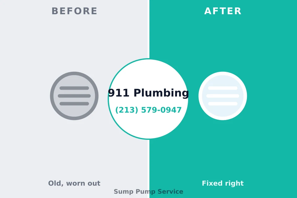 Before and after: plumbing repair Tallmadge, OH
